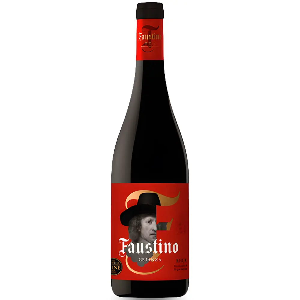 Rượu Vang Faustino Crianza Red 1 Rượu Vang Faustino Crianza Red – 750ml – Tây Ban Nha