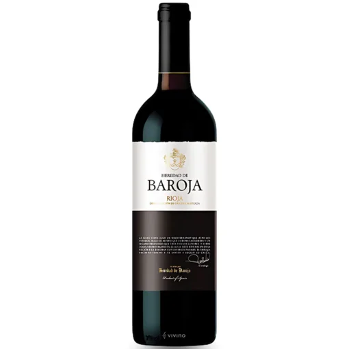 Bộ sưu tập rượu vang và rượu mạnh 23 Rượu Vang Heredad de Baroja Reserva – 750ml – Tây Ban Nha