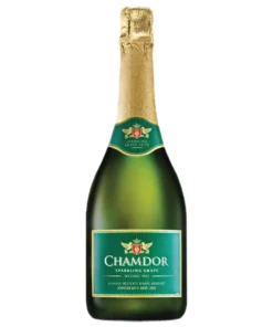 Rượu Vang Không Cồn Chamdor Sparkling White Grape – Nam Phi