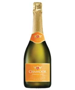 Rượu Vang Không Cồn Chamdor Sparkling White Grape Peach – Nam Phi