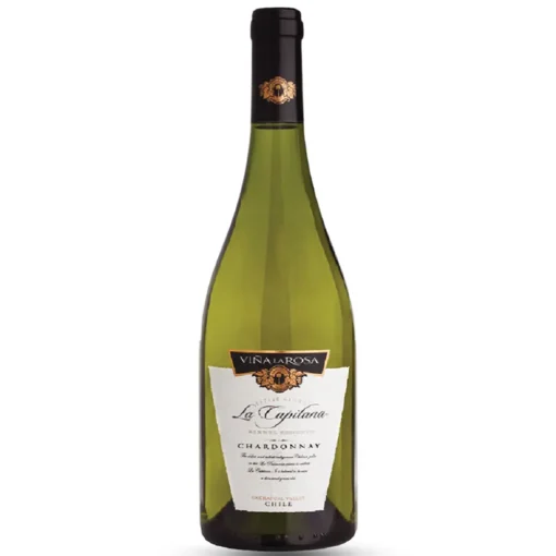 Bộ sưu tập rượu vang và rượu mạnh 24 Rượu Vang La Capitana Chardonnay – 750ml – Chile