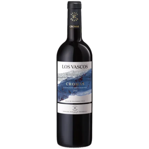Bộ sưu tập rượu vang và rượu mạnh 22 Rượu Vang Los Vascos Grand Reserva Carmenere – 750ml – Chile