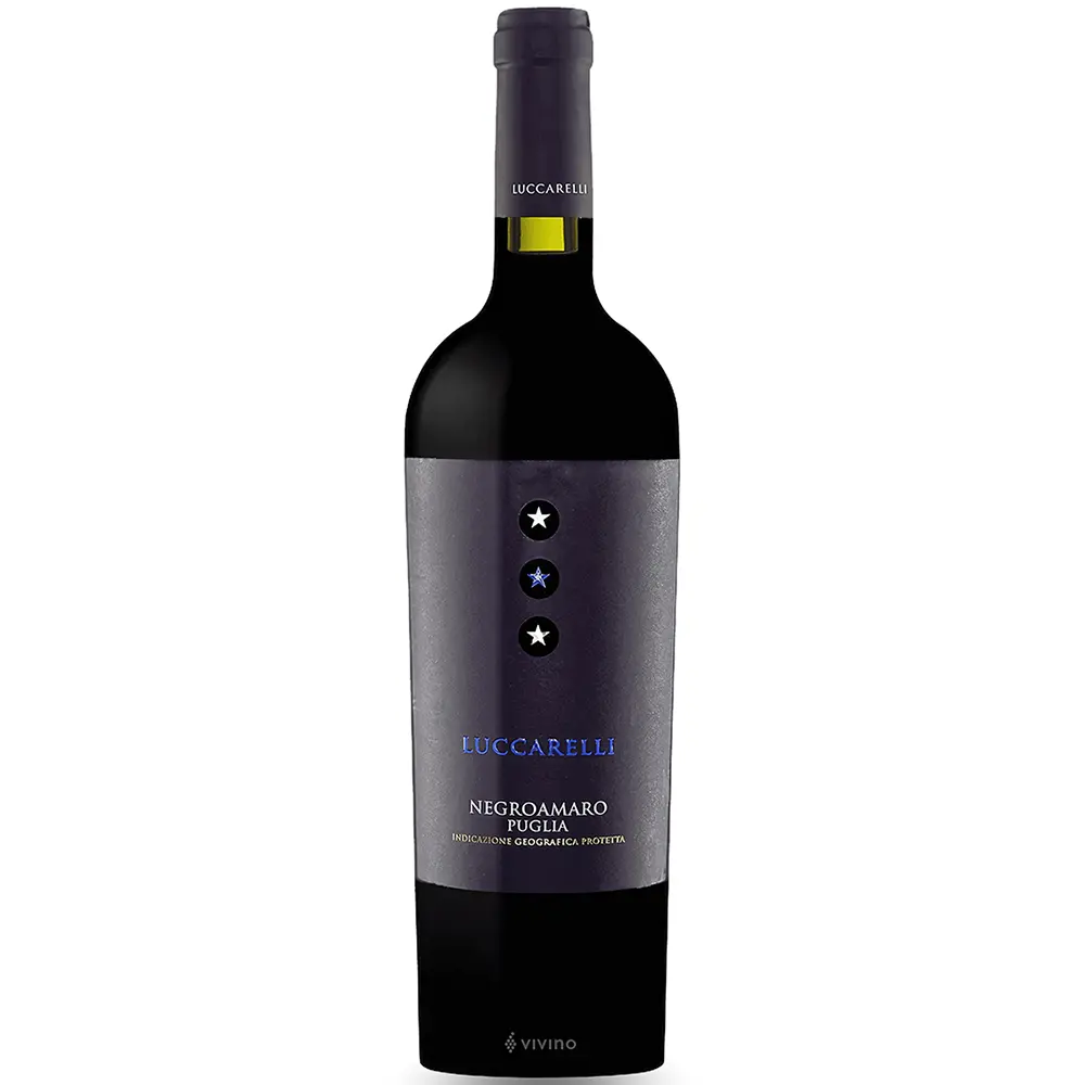 Rượu Vang Luccarelli Negroamaro 1 Rượu Vang Luccarelli Negroamaro – 750ml – Ý