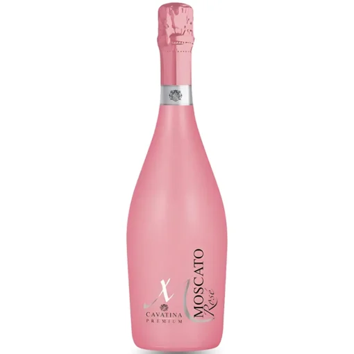 Bộ sưu tập rượu vang và rượu mạnh 18 Rượu Vang M Moscato Cavatina Rose Premium – 750ml – Ý