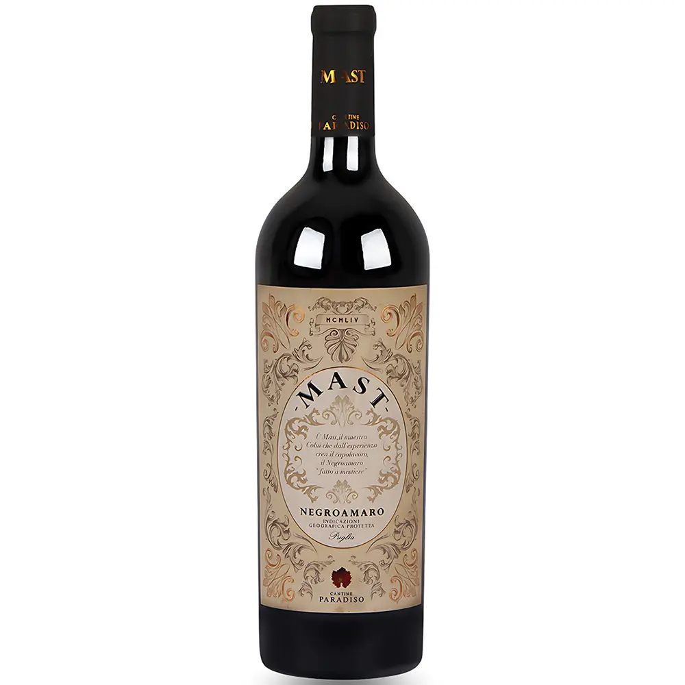 Rượu Vang Mast Negroamaro Cantine Paradiso 1 Rượu Vang Mast Negroamaro Cantine Paradiso – 750ml – Ý