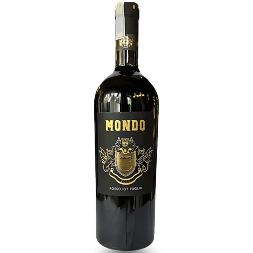 Bộ sưu tập rượu vang và rượu mạnh 19 Rượu Vang Mondo Rosso IGT Puglia – 750ml – Ý