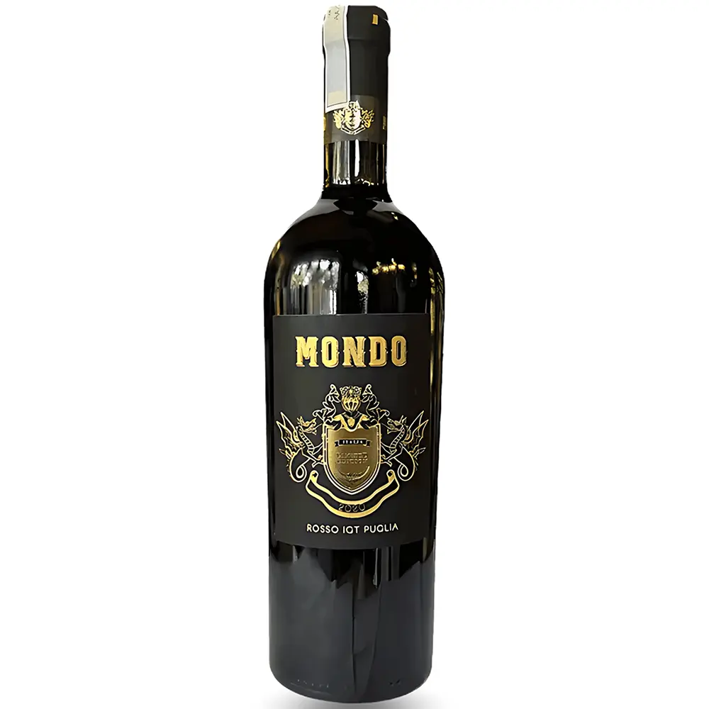 Rượu Vang Mondo Rosso IGT Puglia 1 Rượu Vang Mondo Rosso IGT Puglia – 750ml – Ý