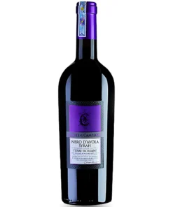 Rượu Vang Nero d'Avola Syrah Terre Siciliane – 750ml – Ý