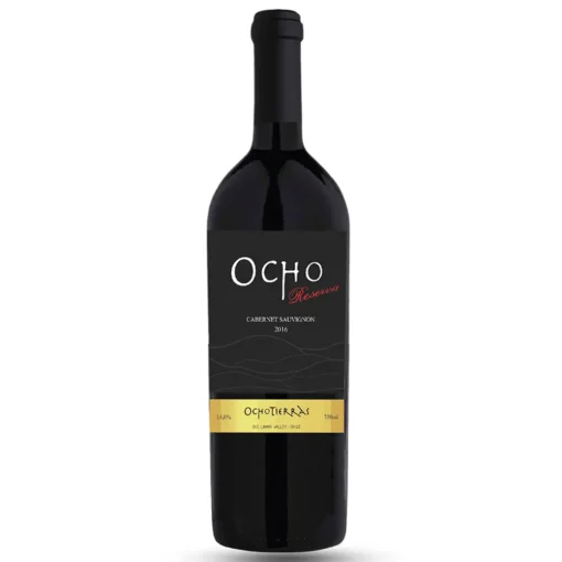 Bộ sưu tập rượu vang và rượu mạnh 20 Rượu Vang Ocho Cabernet Sauvignon Reserva – 750ml – Chile