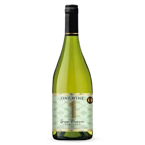 Bộ sưu tập rượu vang và rượu mạnh 23 Rượu Vang One Wine Gran Reserva Chardonnay – 750ml – Chile