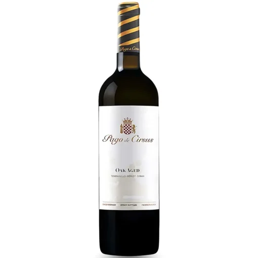 Bộ sưu tập rượu vang và rượu mạnh 22 Rượu Vang Pago de Cirsus Oak Aged – 750ml – Tây Ban Nha