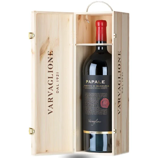 Bộ sưu tập rượu vang và rượu mạnh 15 Rượu Vang Papale Primitivo Di Manduria 1500ml – 1500ml – Ý