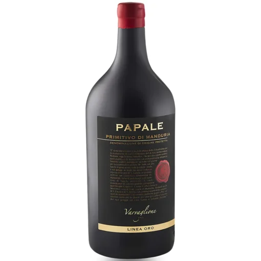 Bộ sưu tập rượu vang và rượu mạnh 26 Rượu Vang Papale Primitivo Di Manduria 3000ml – 3000ml – Ý