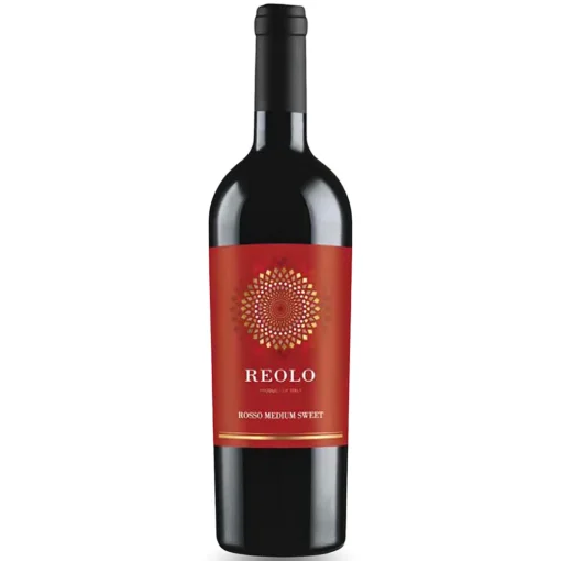 Bộ sưu tập rượu vang và rượu mạnh 22 Rượu Vang Reolo Rosso Medium Sweet – 750ml – Ý