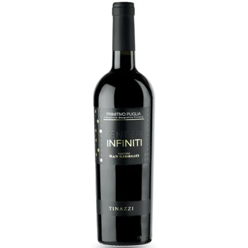 Bộ sưu tập rượu vang và rượu mạnh 17 Rượu Vang Sentieri Infiniti Primitivo Puglia – 750ml – Ý