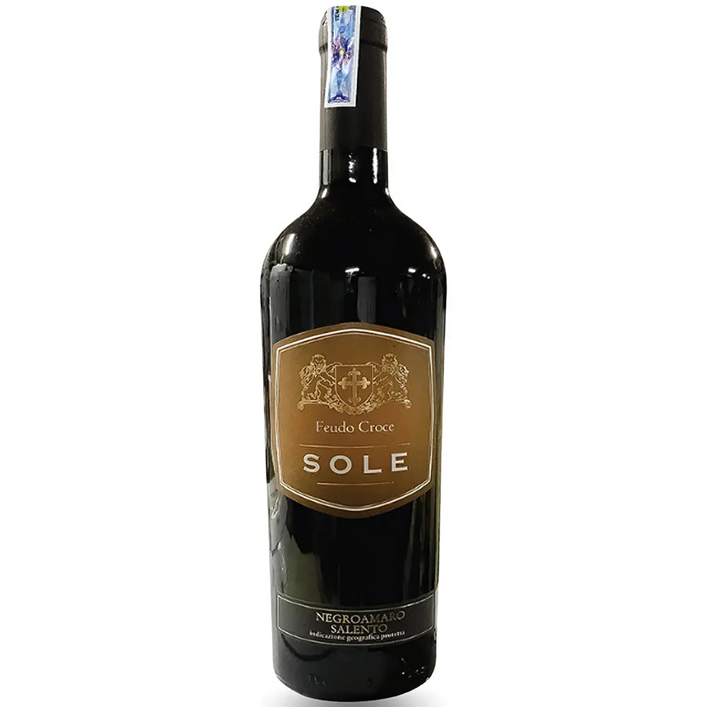 Rượu Vang Sole Negroamaro Salento Feudo Croce 1 Rượu Vang Sole Negroamaro Salento Feudo Croce – 750ml – Ý