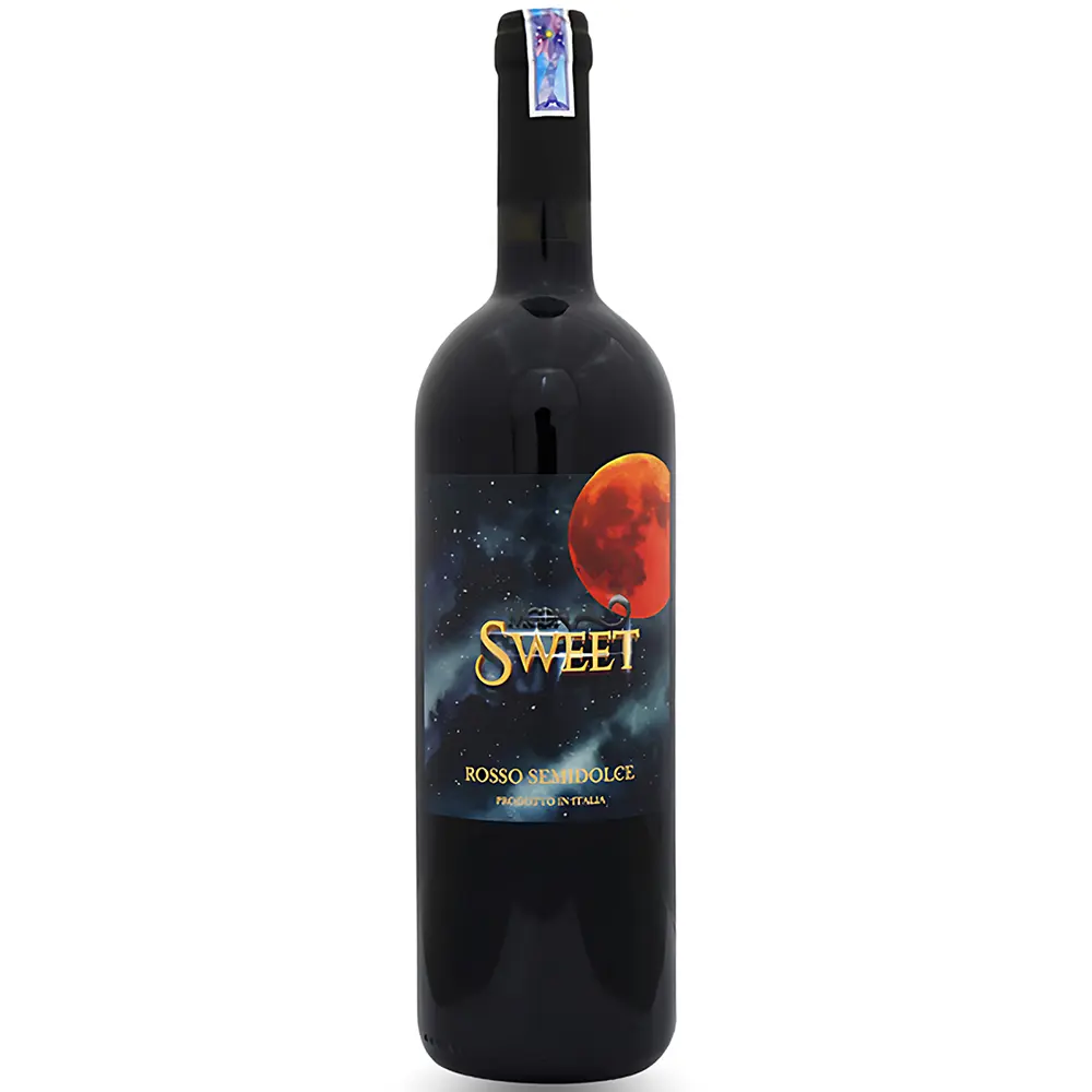 Rượu Vang Sweet Moon Rosso Semidolce 1 Rượu Vang Sweet Moon Rosso Semidolce – 750ml – Ý