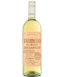 Rượu Vang Tavernello Organico Grecanico Pinot Grigio Terre Siciliane – 750ml – Ý