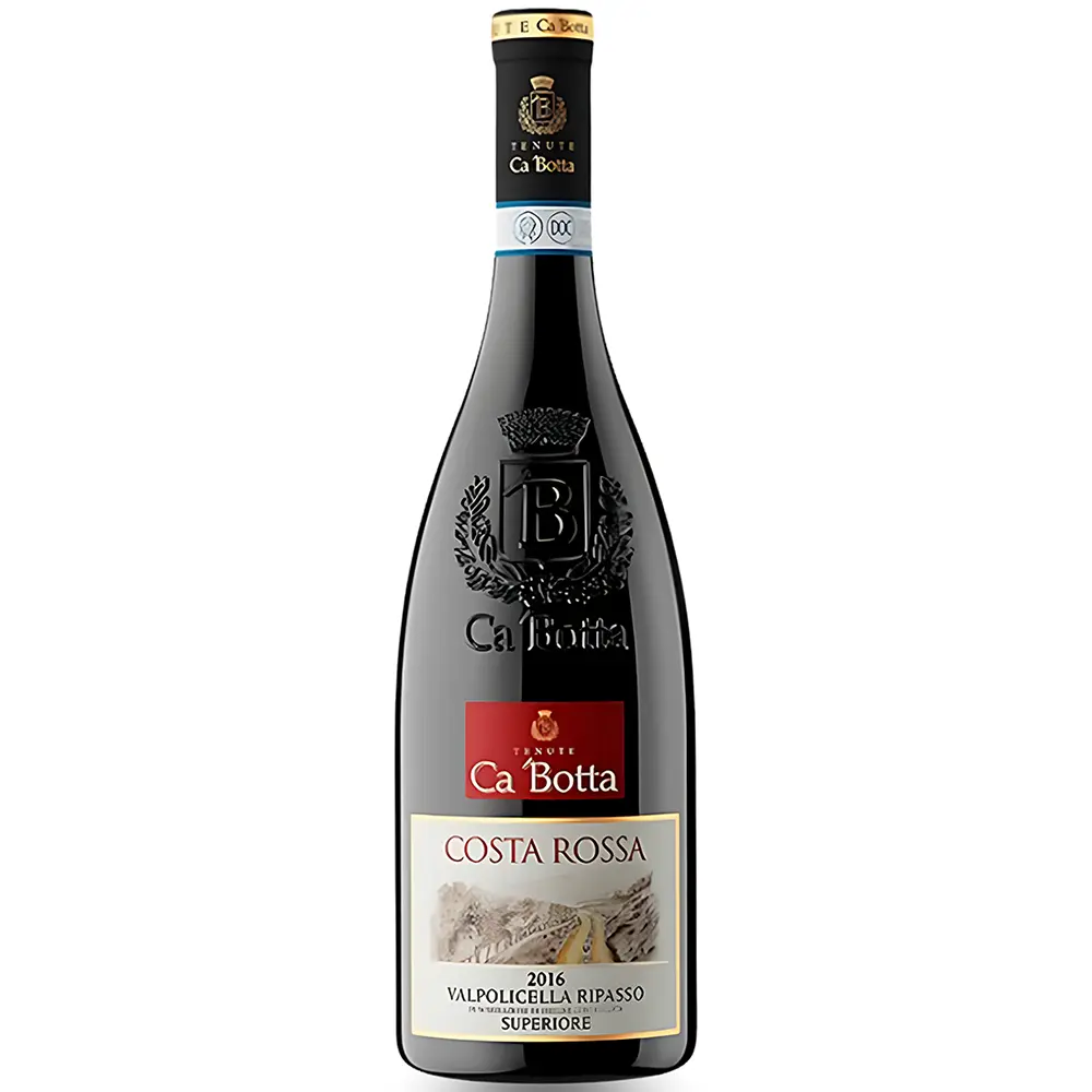 Rượu Vang Tenute Ca' Botta Costa Rossa Valpolicella Ripasso 1 Rượu Vang Tenute Ca' Botta Costa Rossa Valpolicella Ripasso – 750ml – Ý