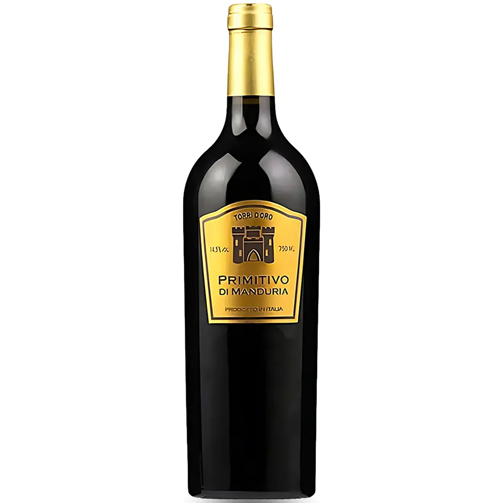 Rượu Vang TORRI D'ORO Primitivo Di Manduria 1 Rượu Vang Torri D'Oro Primitivo Di Manduria – 750ml – Ý