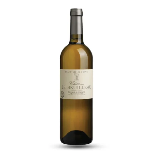 Bộ sưu tập rượu vang và rượu mạnh 17 Rượu Vang Trắng Chateau Le Bruilleau – 750ml – Pháp