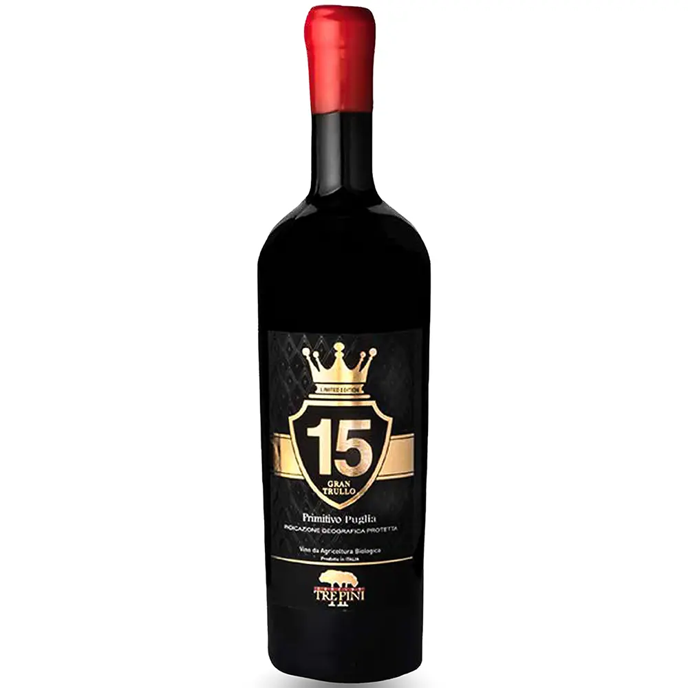 Rượu Vang Trepini 15 Gran Trullo Primitivo 1 Rượu Vang Trepini 15 Gran Trullo Primitivo – 750ml – Ý