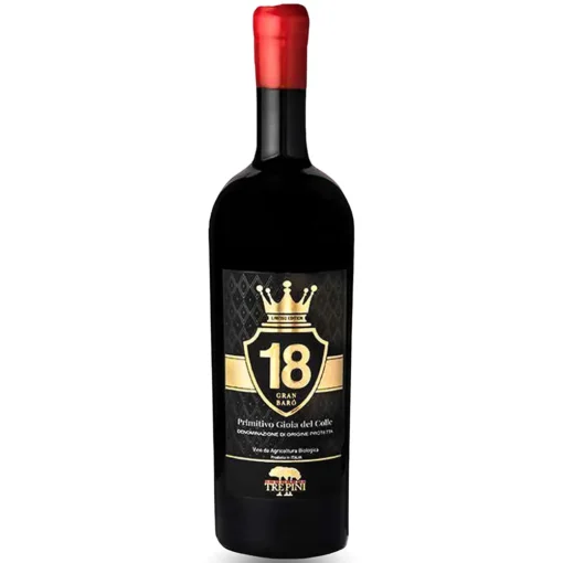Bộ sưu tập rượu vang và rượu mạnh 15 Rượu Vang Trepini 18 Gran Baro – 750ml – Ý