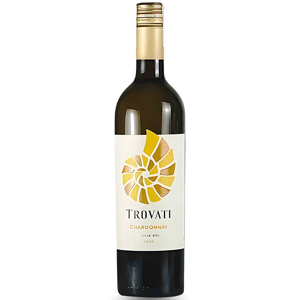 Rượu Vang Trovati Chardonnay DOC Siciliane 1 Rượu Vang Trovati Chardonnay DOC Siciliane – 750ml – Ý