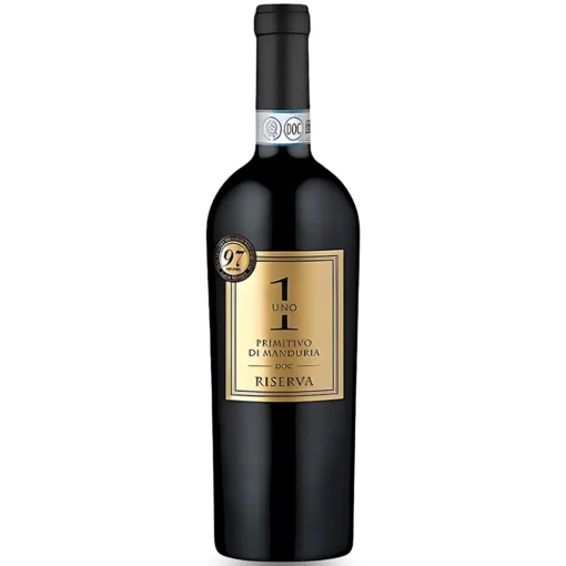 Rượu Vang Uno 1 Primitivo Di Manduria Riserva – 750ml – Ý