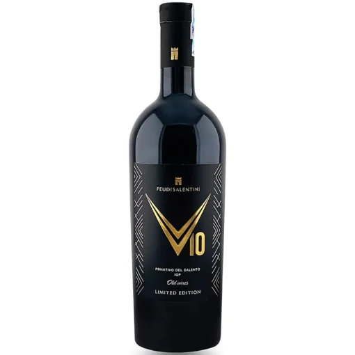 Bộ sưu tập rượu vang và rượu mạnh 21 Rượu Vang V10 Primitivo Del Salento – 750ml – Ý