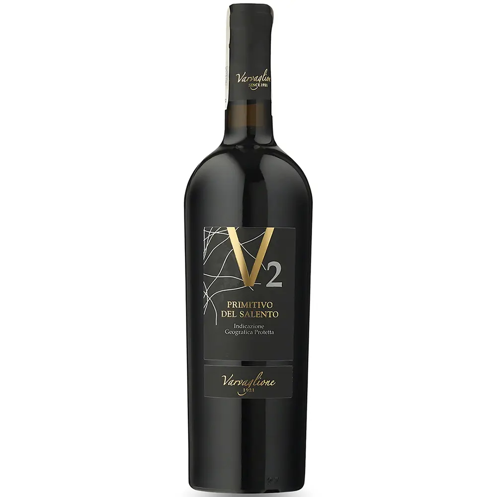 Rượu Vang V2 Primitivo Del Salento 1 Rượu Vang V2 Primitivo Del Salento – 750ml – Ý