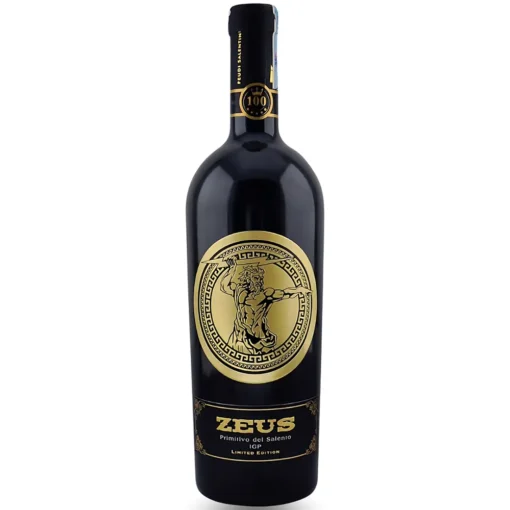 Bộ sưu tập rượu vang và rượu mạnh 22 Rượu Vang Zeus Primitivo Del Salento – 750ml – Ý