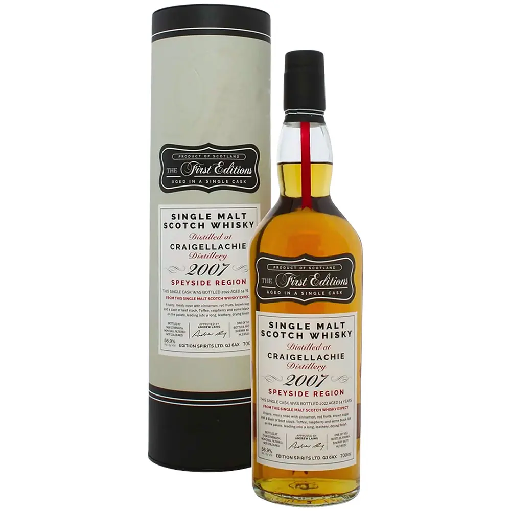 Rượu Whisky First Editions Craigellachie 2007 1 Rượu Whisky First Editions Craigellachie 2007 – 700ml – Scotland