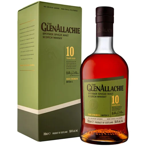 Bộ sưu tập rượu vang và rượu mạnh 15 Rượu Whisky GlenAllachie 10 (Batch 11) – 700ml – Scotland