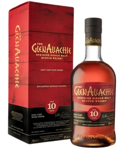 Rượu Whisky GlenAllachie 10 Ruby Port Wood Finish – 700ml – Scotland