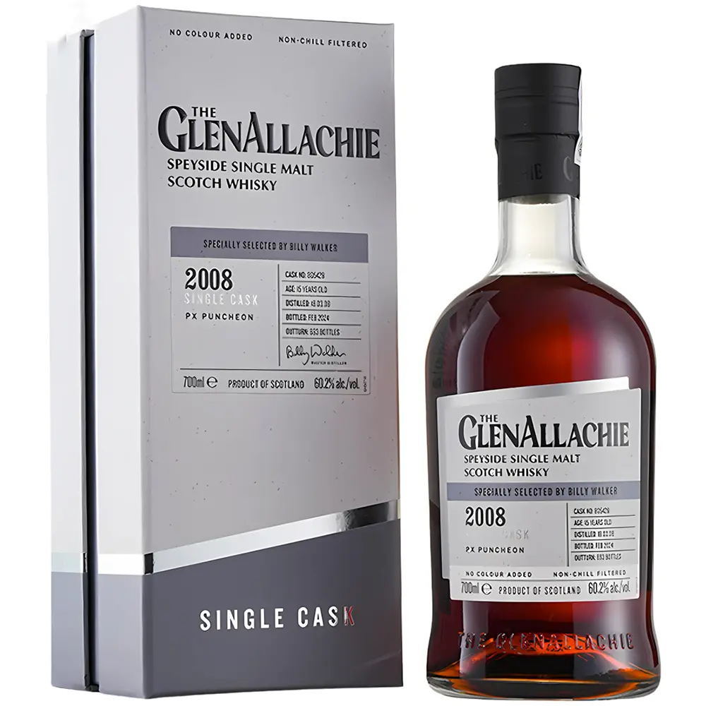 Rượu Whisky GlenAllachie 2008 PX Puncheon Cask no. 805428 Rượu Whisky GlenAllachie 2008 PX Puncheon Cask no. 805428 – 700ml – Scotland