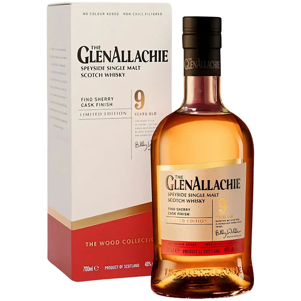 Rượu Whisky GlenAllachie 9 Fino Sherry Cask Finish Rượu Whisky GlenAllachie 9 Fino Sherry Cask Finish – 700ml – Scotland