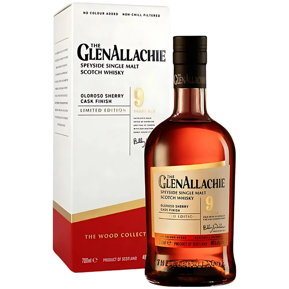 Rượu Whisky GlenallAchie 9 Oloroso Sherry Cask Finish 1 Rượu Whisky GlenAllachie 9 Oloroso Sherry Cask Finish – 700ml – Scotland
