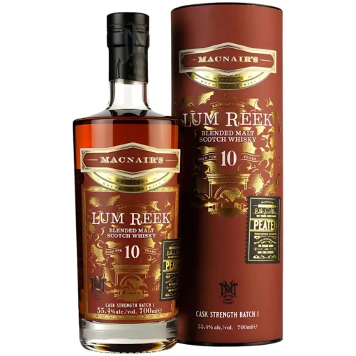 Rượu Whisky MacNair's Lum Reek Peated 10 – 700ml – Scotland