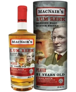 Rượu Whisky MacNair's Lum Reek Peated 21 YO – 700ml – Scotland